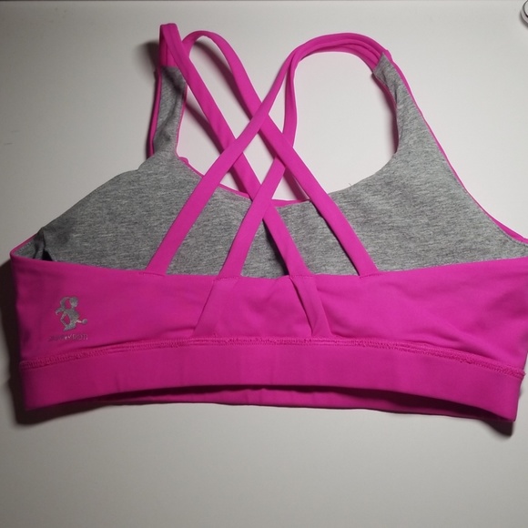 Yoga top sports bra strapped back - Picture 2 of 4